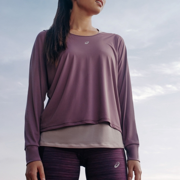 Asics Nagino Maglia - Dusty Mauve/Watershed Rose