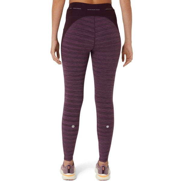 Asics Nagino Tights - Dark Aubergine Heather