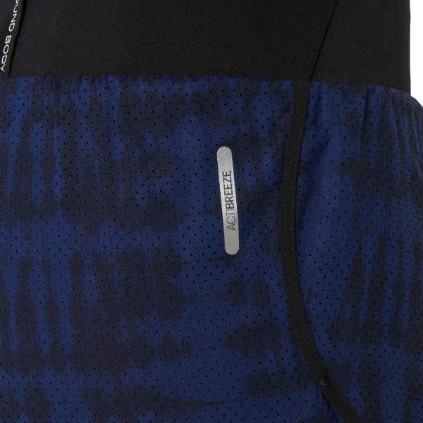 Asics Road All Over Print 2 in 1 3.5in Pantaloncini - Midnight