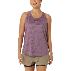 Asics Road All Over Print Top - Dusty Mauve