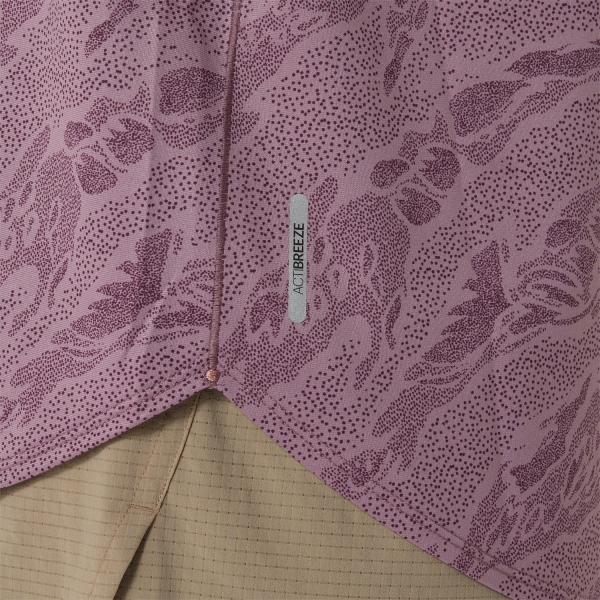 Asics Road All Over Print Tank - Dusty Mauve
