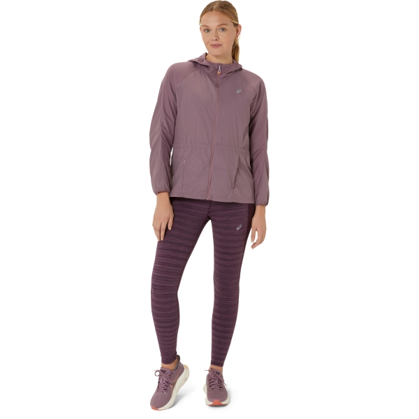 Asics Road Logo Jacket - Dusty Mauve