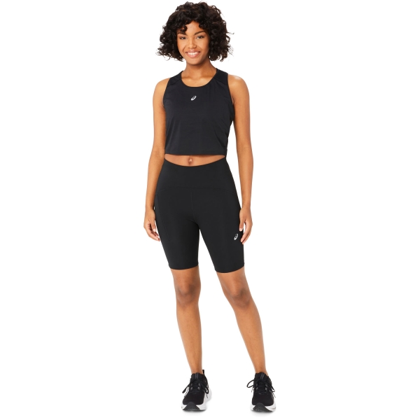 Asics Road High Waist 8in Sprinter Shorts - Performance Black