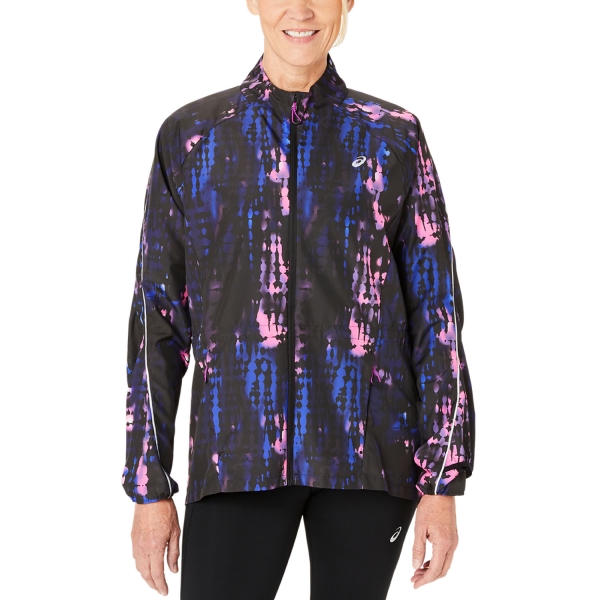 Giacca Running Donna Asics Asics Road LiteShow Giacca  Performance Black/Bold Magenta  Performance Black/Bold Magenta 