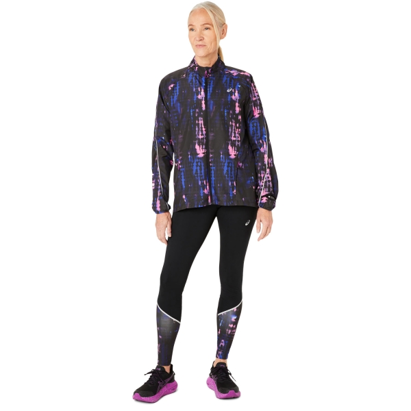Asics Road Lite-Show Giacca - Performance Black/Bold Magenta