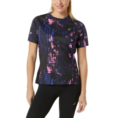Asics Road Lite-Show Maglietta - Performance Black/Bold Magenta