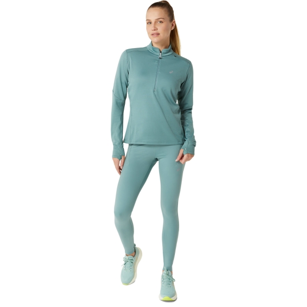 Asics Road Winter Logo Camisa - Celadon