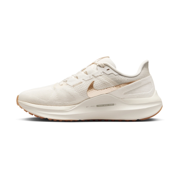 Nike Air Zoom Structure 25 - Phantom/Metallic Gold/White