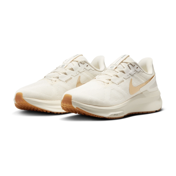 Nike Air Zoom Structure 25 - Phantom/Metallic Gold/White