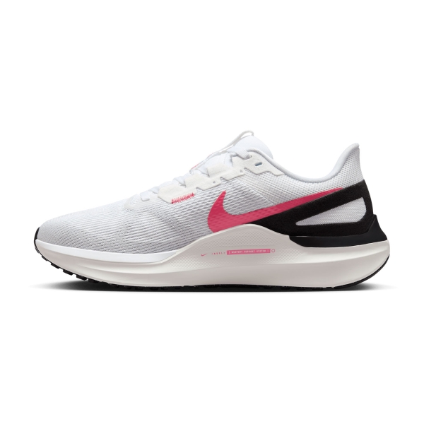 Nike Air Zoom Structure 25 - White/Black/Aster Pink/Pure Platinum
