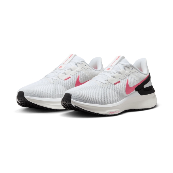 Nike Air Zoom Structure 25 - White/Black/Aster Pink/Pure Platinum