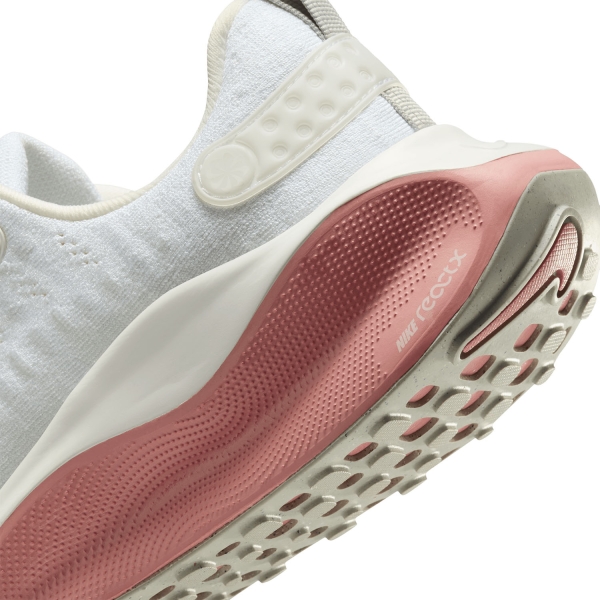 Nike InfinityRN 4 - White/Light Iron Ore/Red Stardust