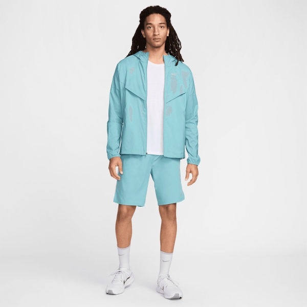 Nike Light Windrunner Jacket - Denim Turquoise/Reflective Silver