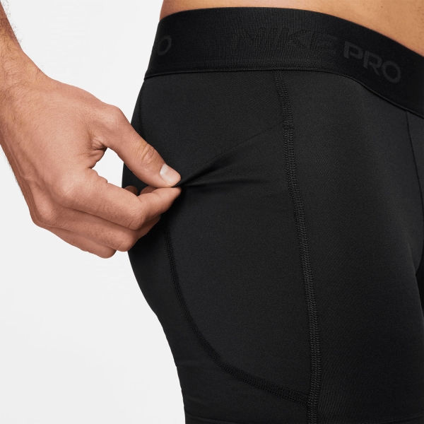 Nike Dri-FIT Pro Logo Mallas Cortas - Black/White
