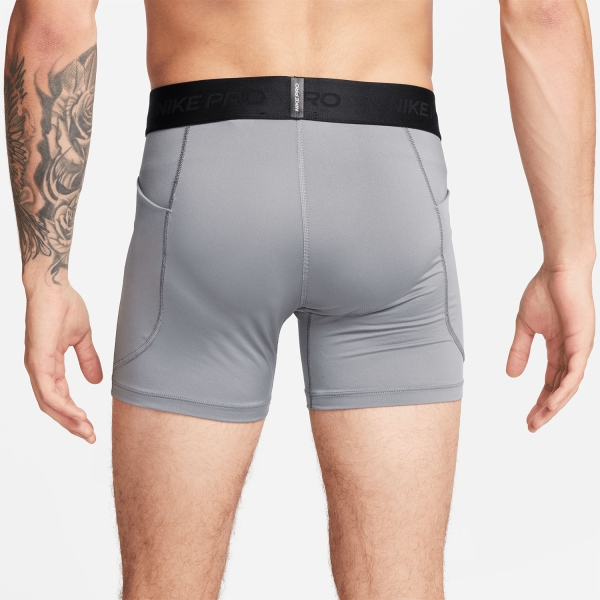 Nike Dri-FIT Pro Logo Calzamaglia Corta - Smoke Grey/Black