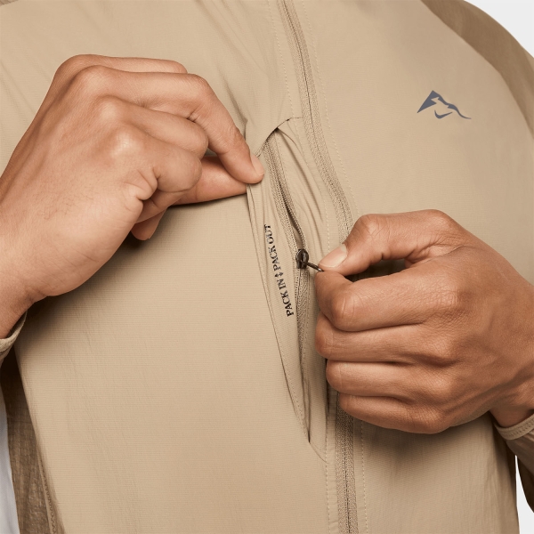Nike Aireez Chaqueta - Khaki/Light Bone/Black