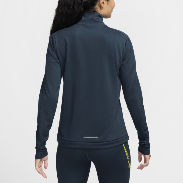Nike Swoosh Logo Shirt - Armory Navy/Bright Cactus