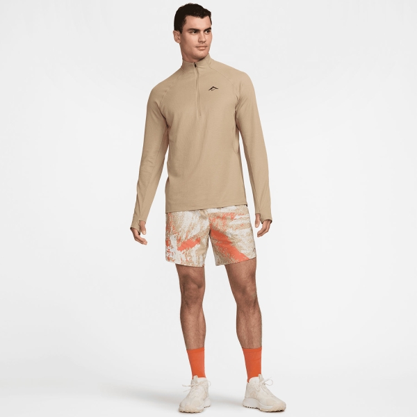 Nike Trail Logo Shirt - Khaki/Black