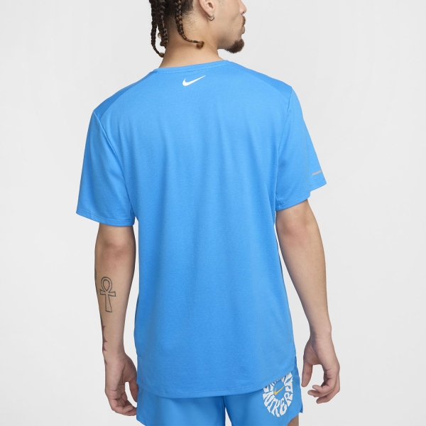 Nike Rise 365 Run Energy Maglietta - LT Photo Blue/Summit White