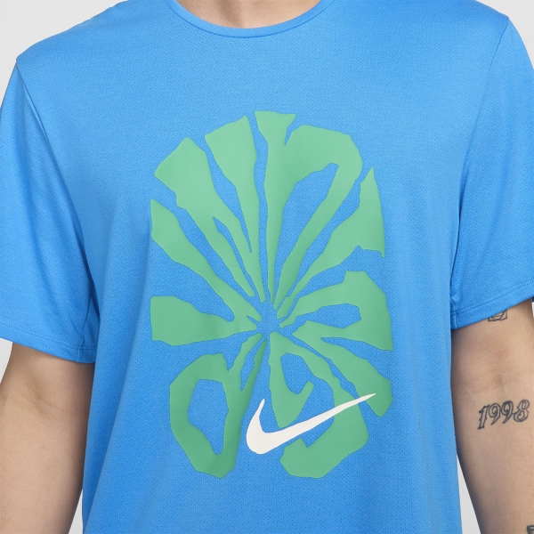 Nike Rise 365 Run Energy Maglietta - LT Photo Blue/Summit White