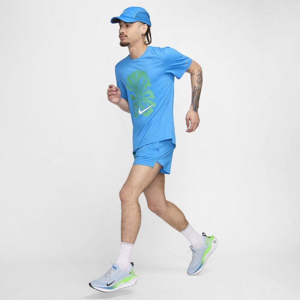 Nike Rise 365 Run Energy Maglietta - LT Photo Blue/Summit White