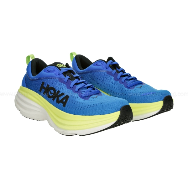 Hoka Bondi 8 - Electric Cobalt/Lettuce