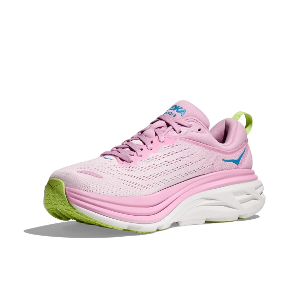 Hoka Bondi 8 Wide - Pink Twilight/Waterpark