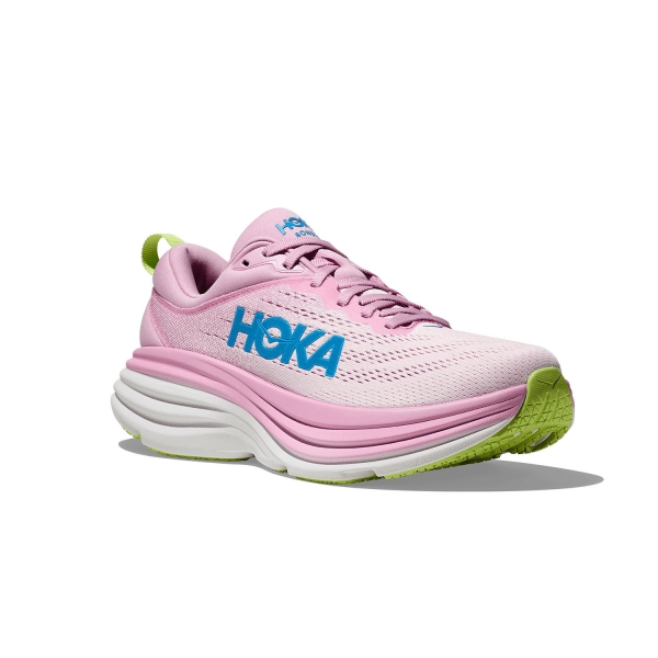 Hoka Bondi 8 Wide - Pink Twilight/Waterpark