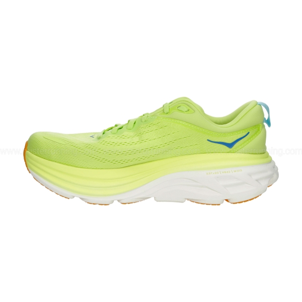 Hoka Bondi 8 Wide - Lettuce/Solar Flare