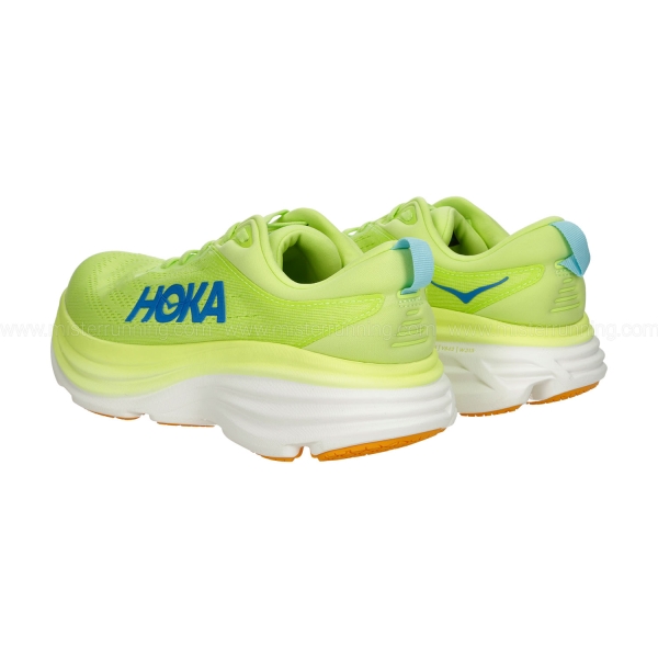Hoka Bondi 8 Wide - Lettuce/Solar Flare