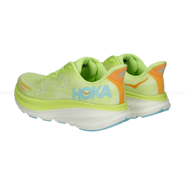 Hoka Clifton 9 - Lettuce/Solar Flare