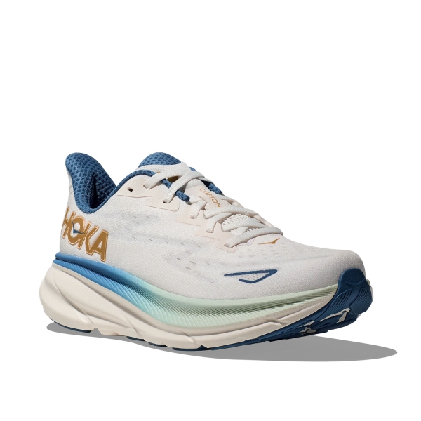 Hoka Clifton 9 Wide - Frost/Gold