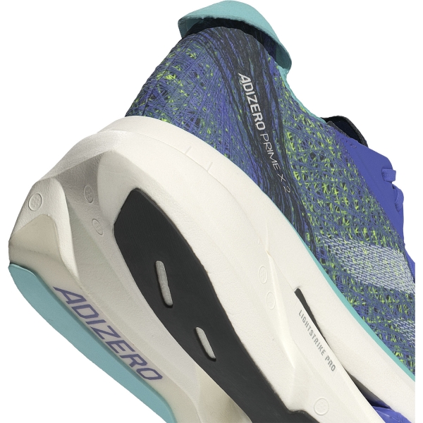adidas adizero Prime X 2 Strung - Cobalt Blue/Zero Metal/Lucid Lemon