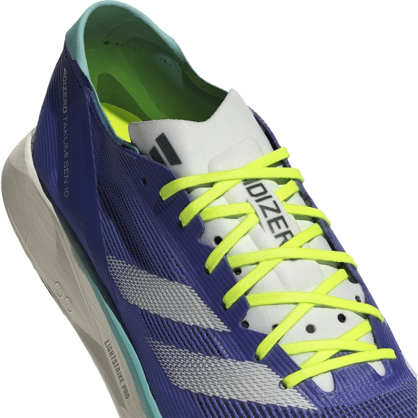 adidas adizero Takumi Sen 10 - Cobalt Blue/Zero Metal/Lucid Lemon