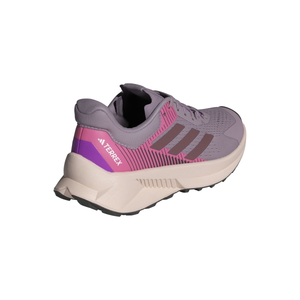 adidas Terrex Soulstride Flow - Preloved Fig/Quiet Crimson/Pink Fusion