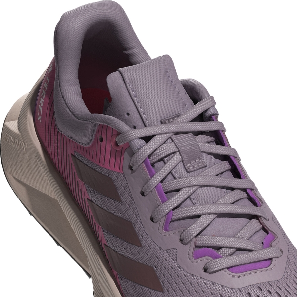 adidas Terrex Soulstride Flow - Preloved Fig/Quiet Crimson/Pink Fusion