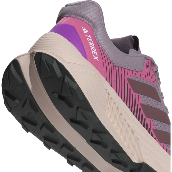 adidas Terrex Soulstride Flow - Preloved Fig/Quiet Crimson/Pink Fusion