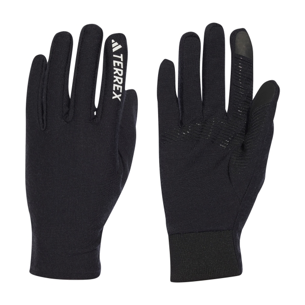 Running gloves adidas Terrex Merino Gloves  Black IW1213