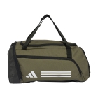 adidas Essentials 3 Stripes Borsone Piccolo - Olive Strata/White