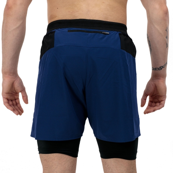 Mizuno ER 2 in 1 5.5in Pantaloncini da Running Uomo Estate Blue