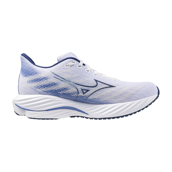 Mizuno Wave Rider 28 - White/Estate Blue/Mugen Blue