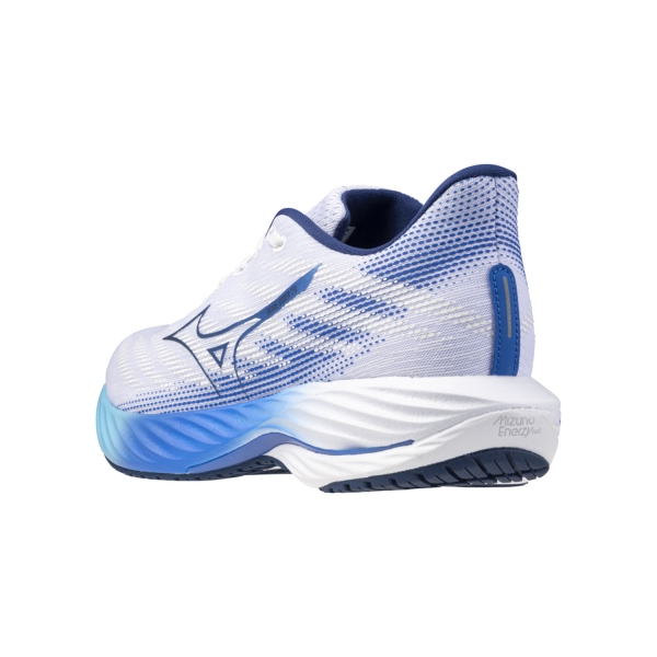 Mizuno Wave Rider 28 - White/Estate Blue/Mugen Blue