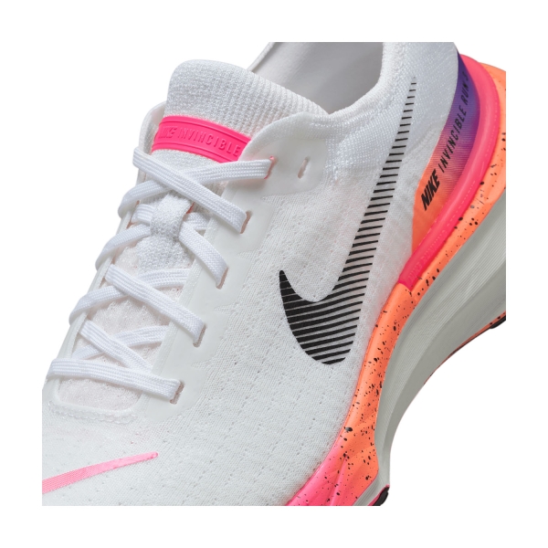 Nike ZoomX Invincible Run Flyknit 3 - White/Black/Bright Mango/Hyper Pink