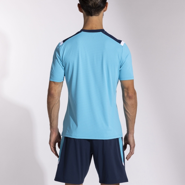 Joma Toledo Maglietta - Fluor Turquoise/Navy