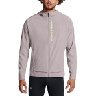 Under Armour Outrun The Storm Jacket - Petra Grey/Morph Green/Reflective