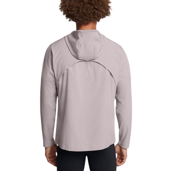 Under Armour Outrun The Storm Jacket - Petra Grey/Morph Green/Reflective