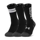 Under Armour Performance Tech x 3 Calcetines - Black/White