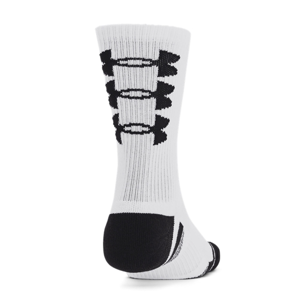 Under Armour Performance Tech x 3 Calcetines - White/Black