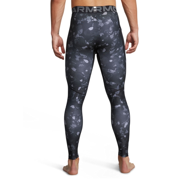 Under Armour HeatGear Printed Mallas - Black/White