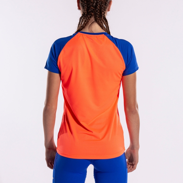 Joma Elite X T-Shirt - Fluor Coral/Royal
